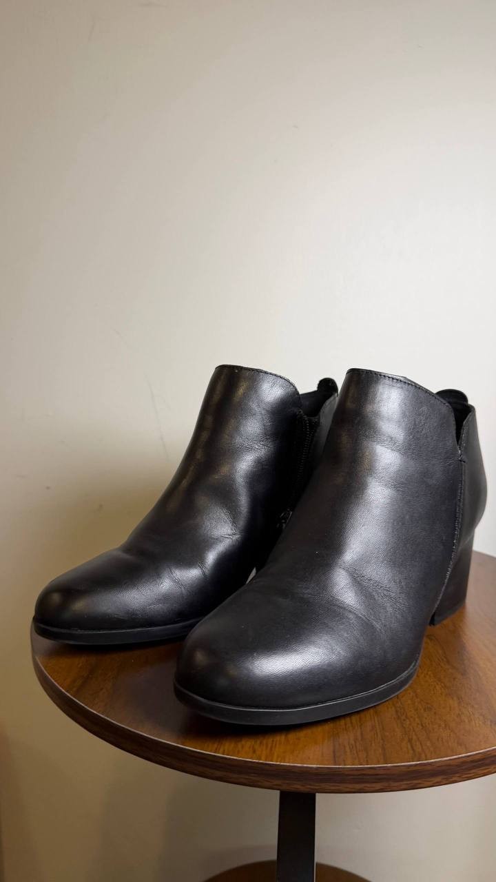 Easy Spirit Georgina eFlex Block Heel Shooties Black Women’s 7M NWB $129