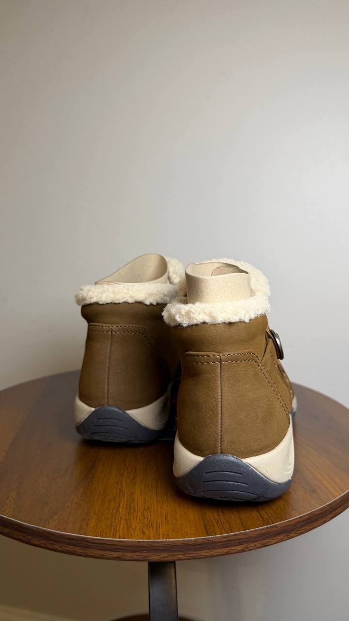 Easy Spirit Erique Cold Weather Booties Dark Brown 7.5M NWB Water‑Repellent $99
