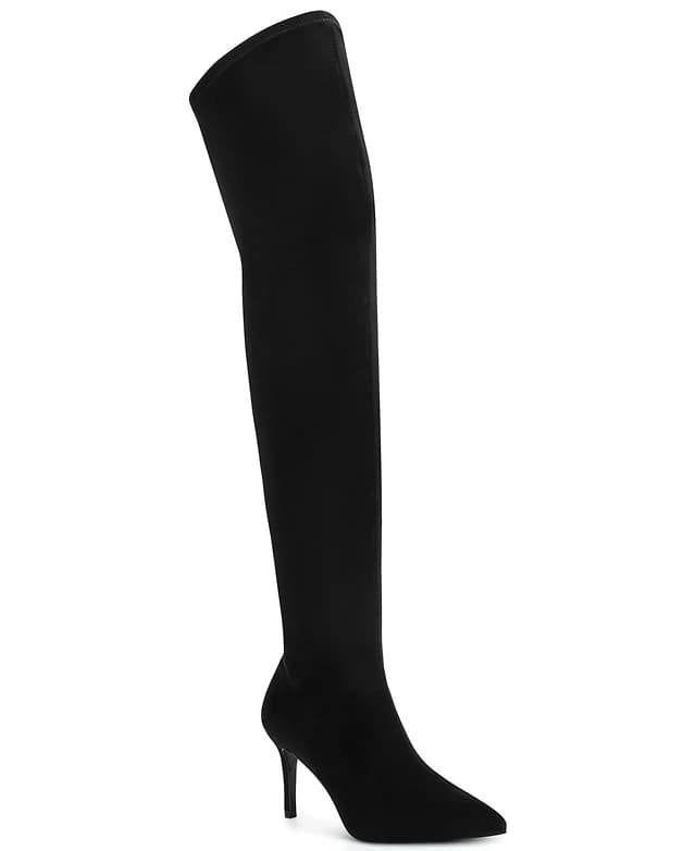 Karl Lagerfeld Paris Tall Boots Black 7.5 New $269.00