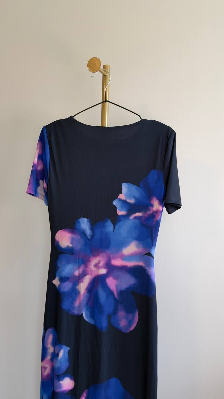 Ramy Brook Kamila Dress Navy Floral Jersey XS NWT $465