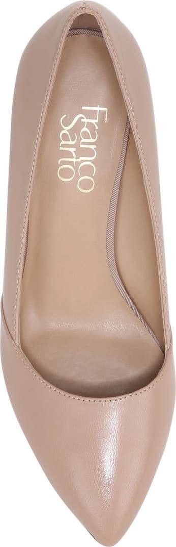 Franco Sarto Frankie Women’s Leather Wedge Pump Ballet 9M Leather $125 NWB