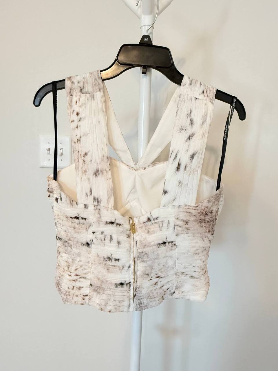 Marciano by Guess Eco Verity Bustier Crop Top – White – Size 6 – NWT – $180