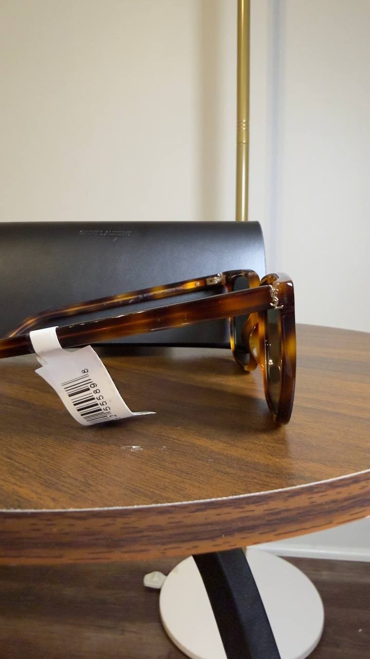 Saint  Laurent  SL  M146  003  Havana  Rectangular  Sunglasses  OS  NWT  $495  