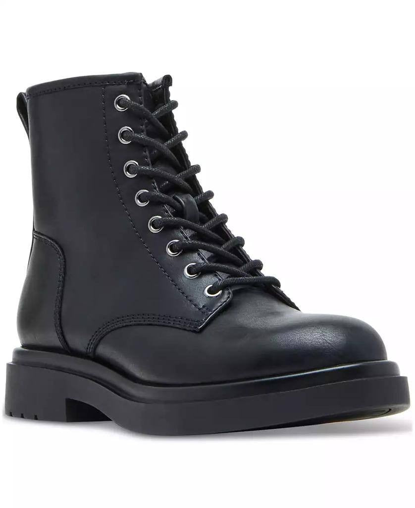 Madden Girl Palooma Lace‑Up Combat Boots Black Pari Women’s 9 NWB $79