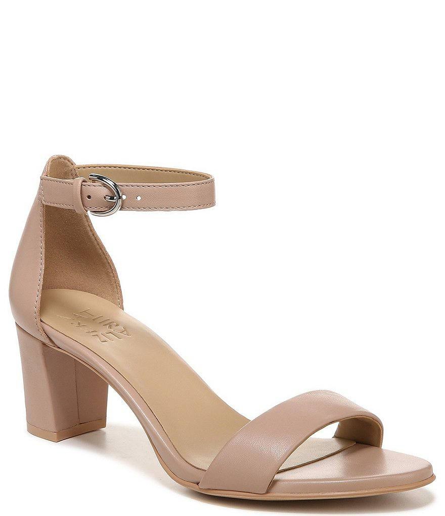 Naturalizer Vera Leather Ankle‑Strap Sandals – Opal – Size 10N – New in Box