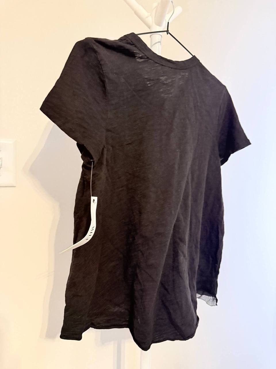 Wilt Boxy Mixed Media Hem Tee – Black – XS – NWT – $117