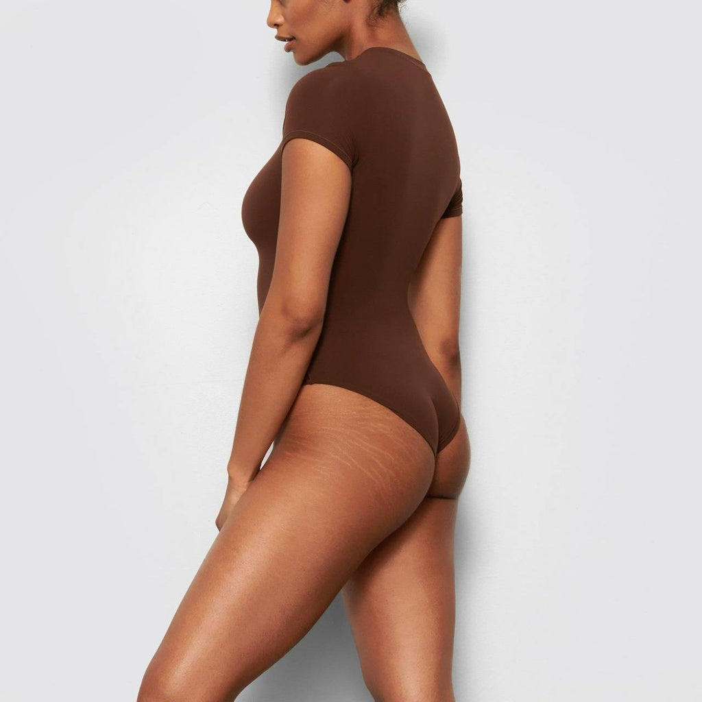 Skims Women's Seamless Sculpting Mesh Bodysuit Shapewear Size L One Piece