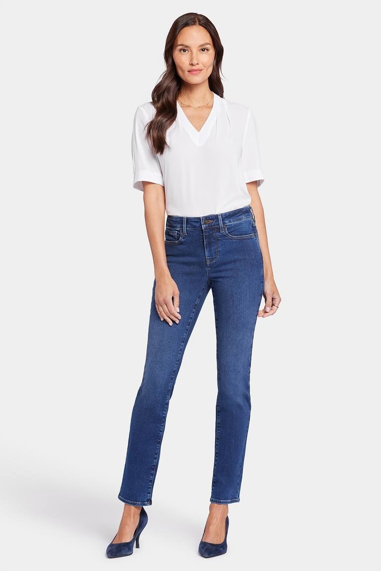 NYDJ Sheri Slim Jeans – Cooper Blue, Size 8 Tall – NWT
