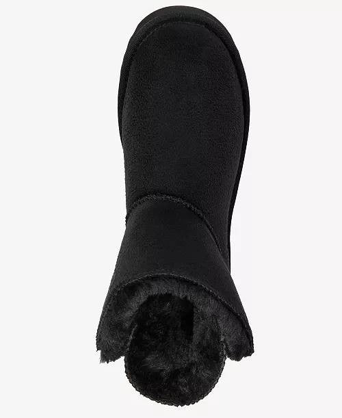 Style&Co Black Microfiber Cold Weather Boots 8M NIB MSRP $69.90