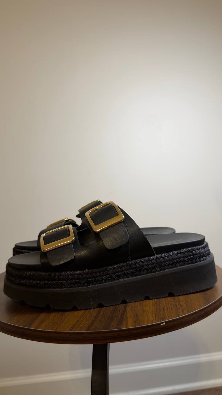 Madden Girl  Platform Sandals  Black  7.5  New  $59