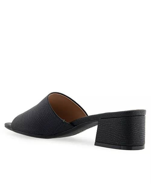 Aerosoles Toe Slide Sandals Black 8 W New $79.00