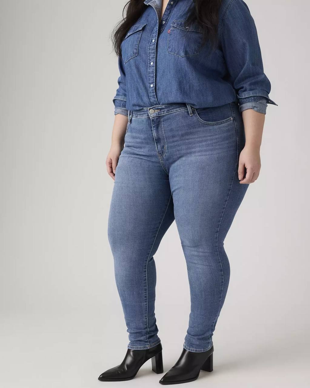 Levi’s 721 High Rise Skinny Jeans Plus Size 20W Lapis Air NWT $69.50