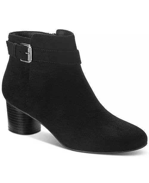 Style&Co Black Microfiber Dress Booties 7M NIB MSRP $79.90