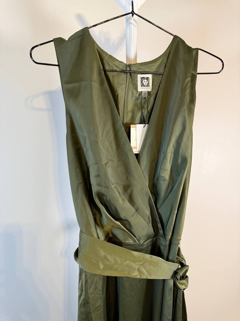 Anne Klein “Montreal” Satin Midi Dress – Size 12 – NWT – $129