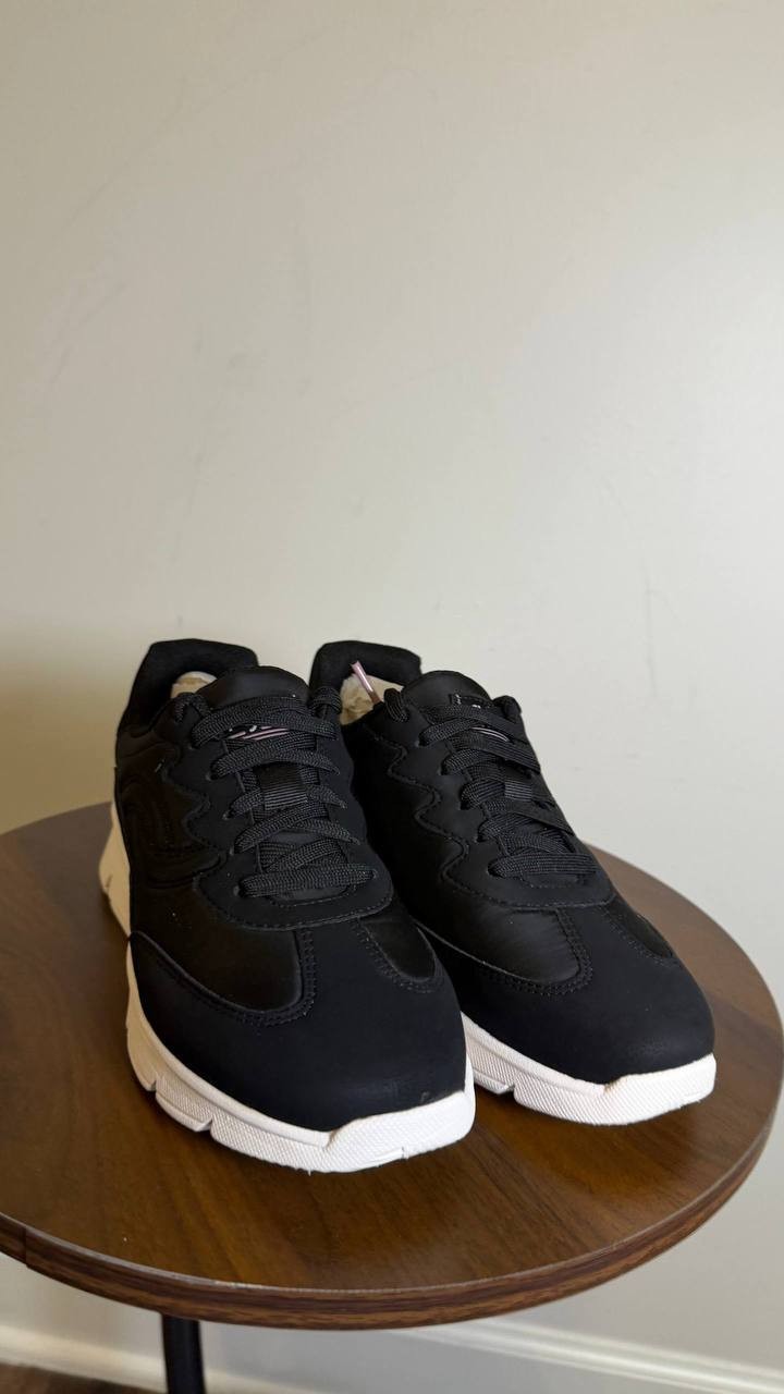 Ryka Black Fabric Walking Sneakers 5.5M NIB MSRP $89.99