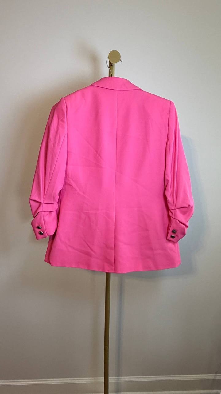 Calvin Klein Women’s Petite One‑Button Blazer, Size 2P, NWOT $284