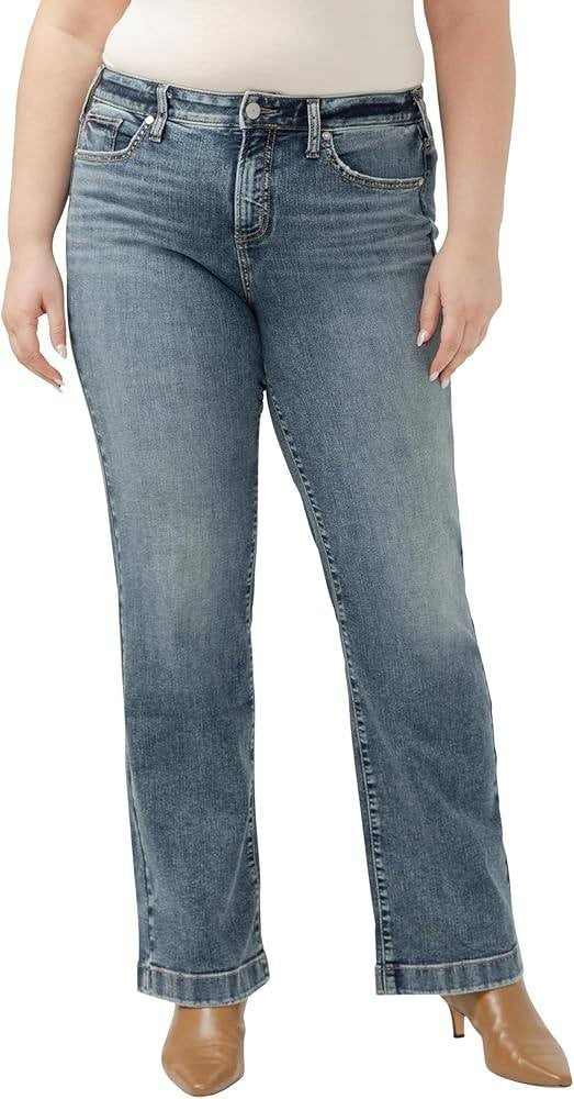Silver Jeans Co. Suki Bootcut Jeans – Size 24W L33 – NWT – Rinse Wash Mid Rise
