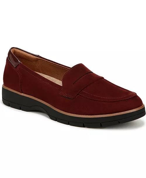 Dr. Scholl’s Women’s Nice Day Lug Sole Loafers Wine 7.5 New With Box $95