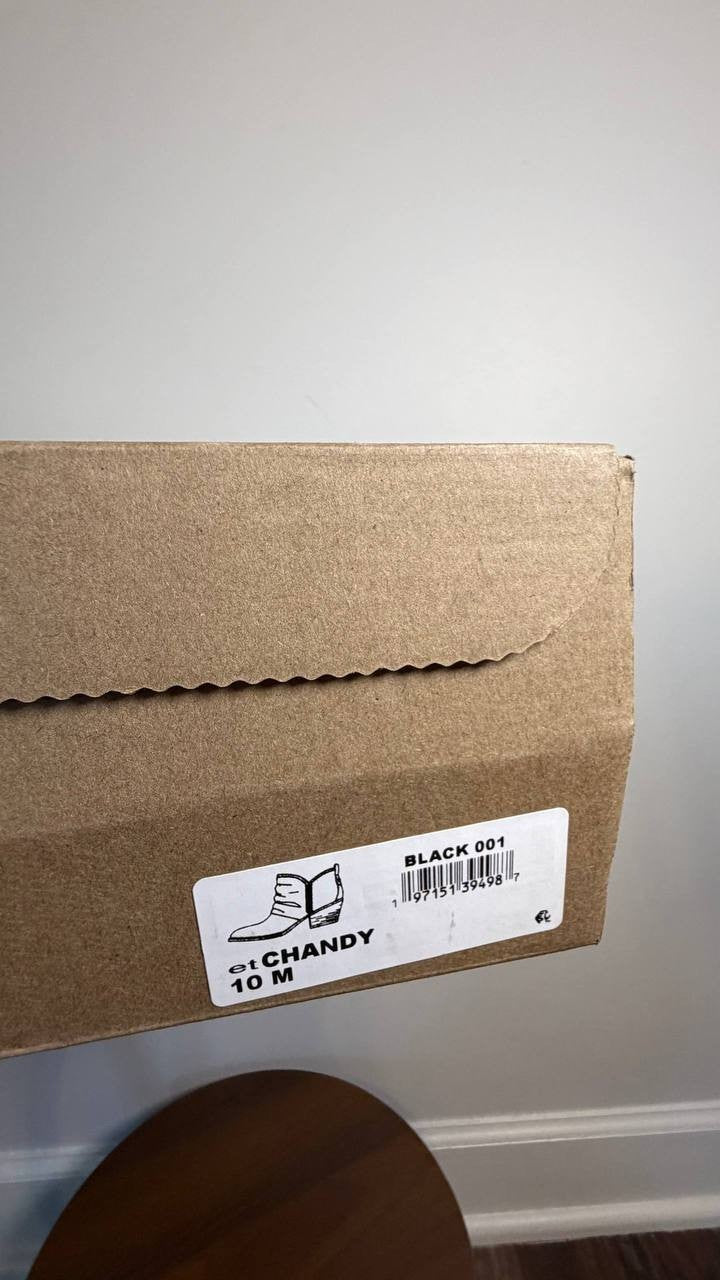 Earth Chandy Booties 10M Black Suede Ruched Almond Toe Block Heel NIB msrp$169