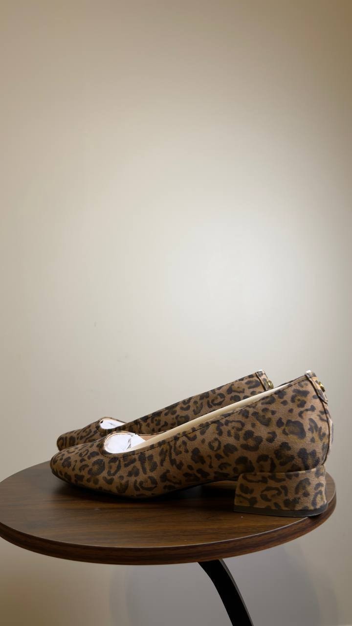 Easy Spirit Block Heel Pumps Leopard 10 M New With Box $99.00
