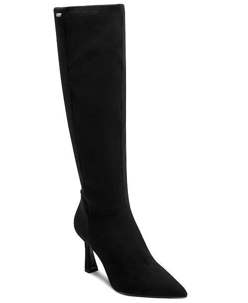 DKNY Toe Dress Boots 11M Black Rubber New in Box MSRP $199
