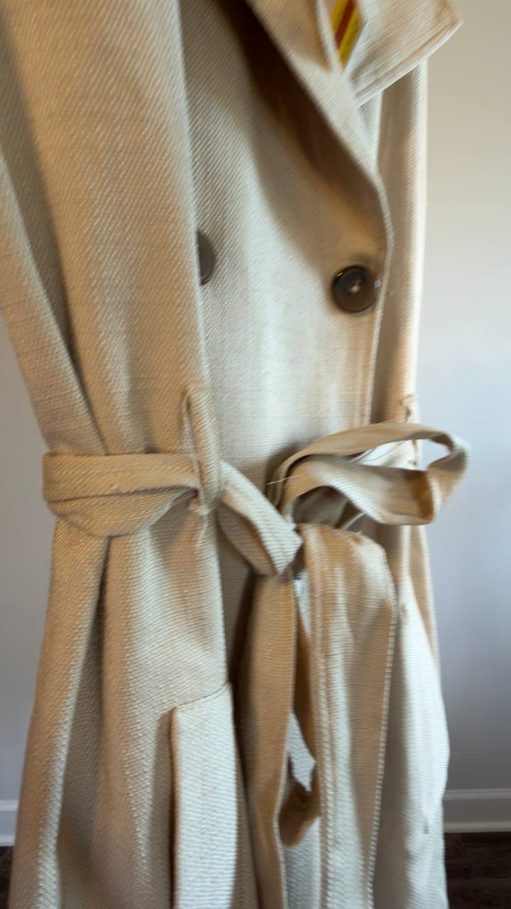Julia Jordan Sleeveless A-Line Jacket Dress Tan 8 NWT $149