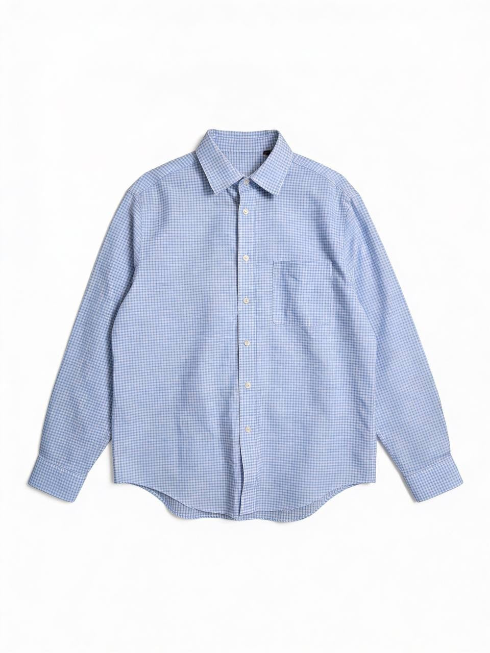 Ralph Lauren Women’s Sky‑Blue Printed Shirt – Size 16 – NWOT