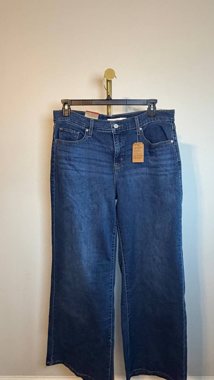Levi’s 318 Shaping Wide‑Leg Jeans Blue 16W NWT $75