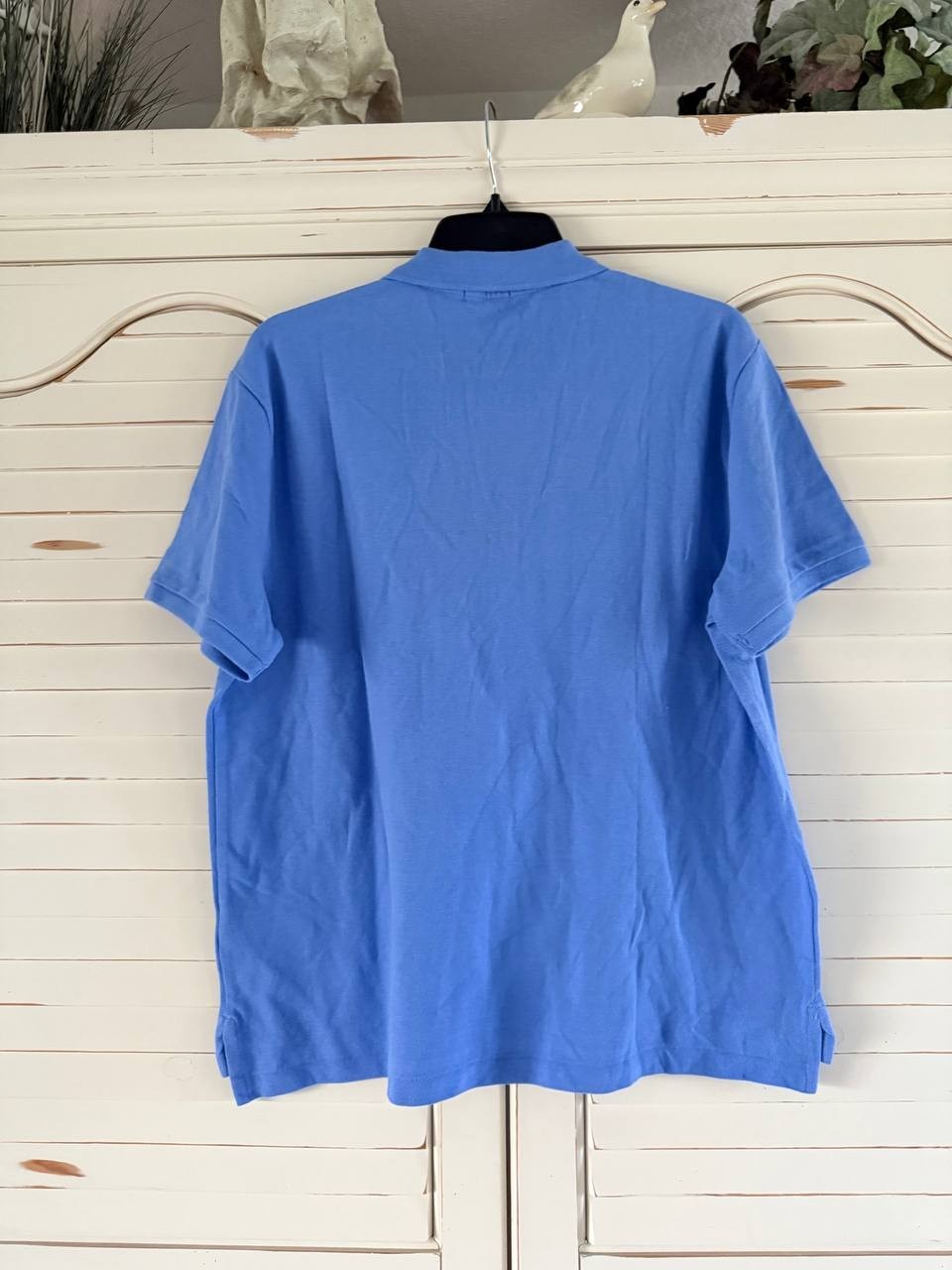 Ralph Lauren Men’s Blue Cotton Polo Shirt – Size XL – Pre-Owned – MSRP $110