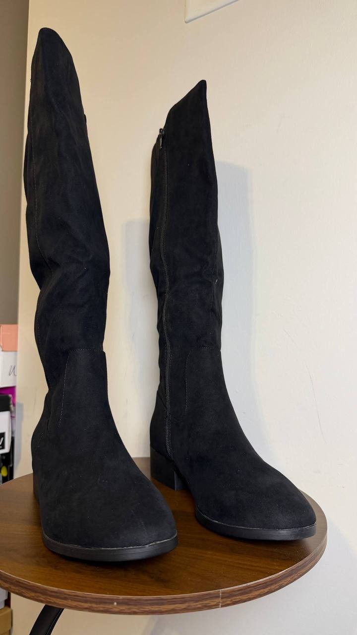 Style&Co Women’s Tall Boots 10M Black Microfiber Fabric – New in Box MSRP $79.90