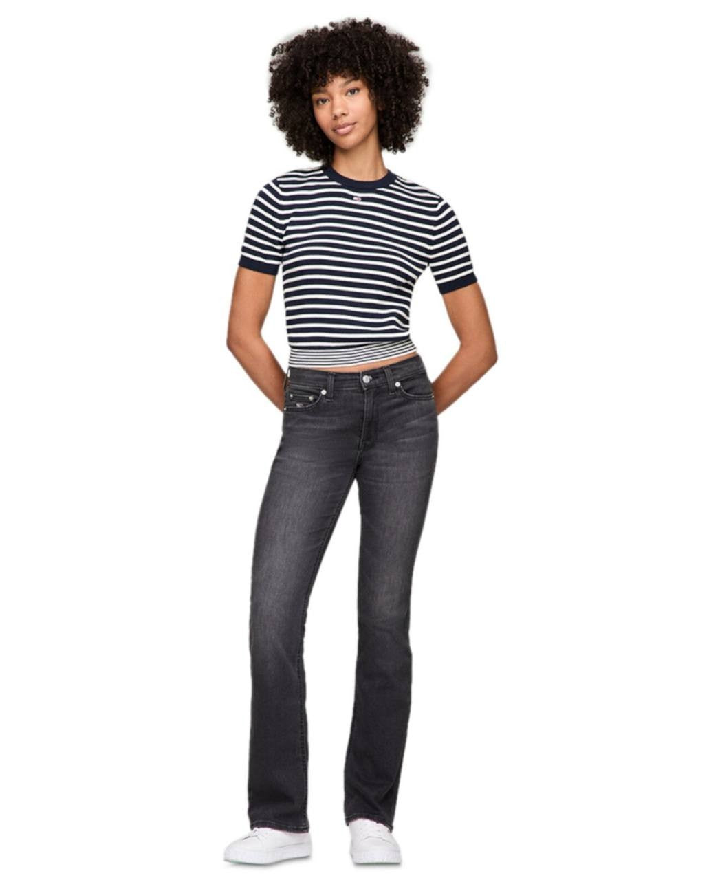 Tommy Jeans Maddie Low‑Rise Bootcut Jeans Dark Wash 30/30 NWT $118