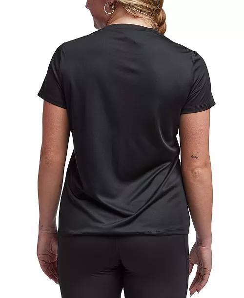 Reebok Women’s Active Identity Performance Logo Tech T‑Shirt Black L NWT $25
