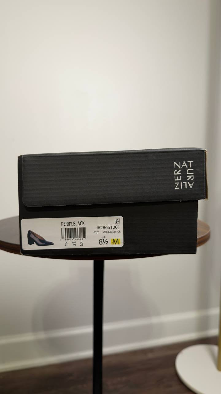 Naturalizer  Block  Heel  Pumps  Black  8.5  M  New  $110