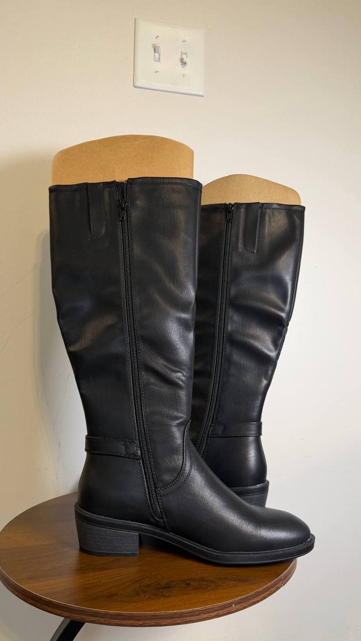 Baretraps Nena Riding Boots Black Women’s 7.5M NWB $119