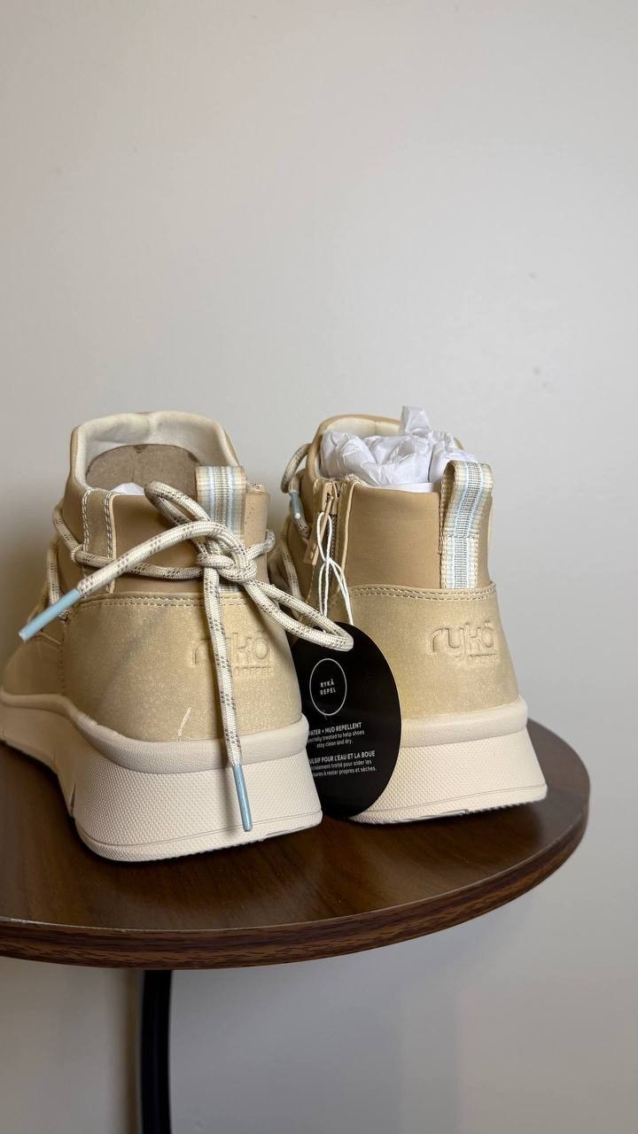 Ryka Latte Brown Man‑Made Booties 10W NIB MSRP $99.99