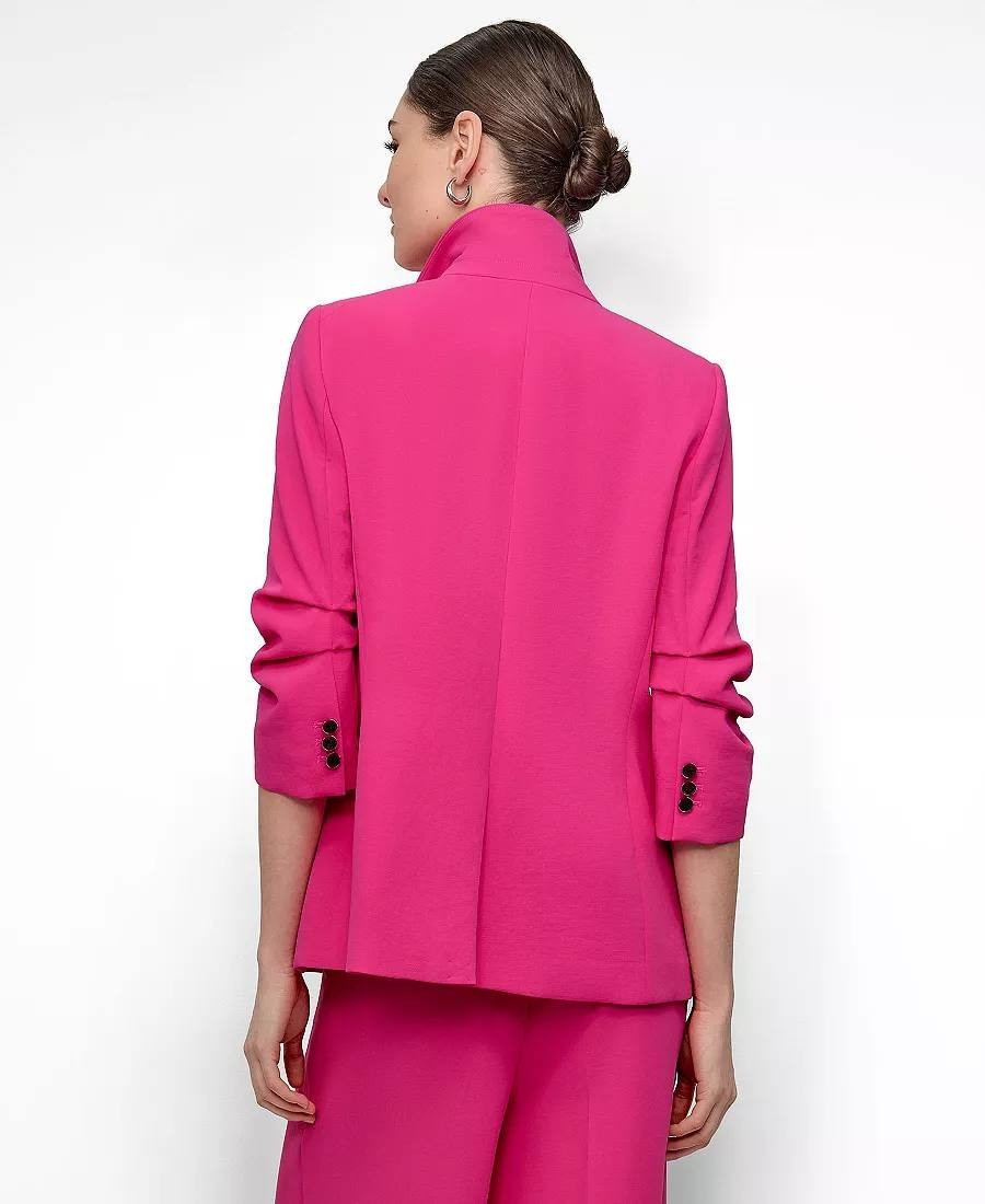 DKNY Ruched‑Sleeve Blazer – Petite – Size 4P – NWT – $159