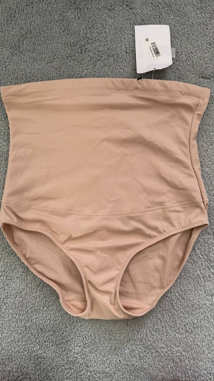 Maidenform Fat Free Dressing High Waist Shaping Brief Shapewear Beige L
