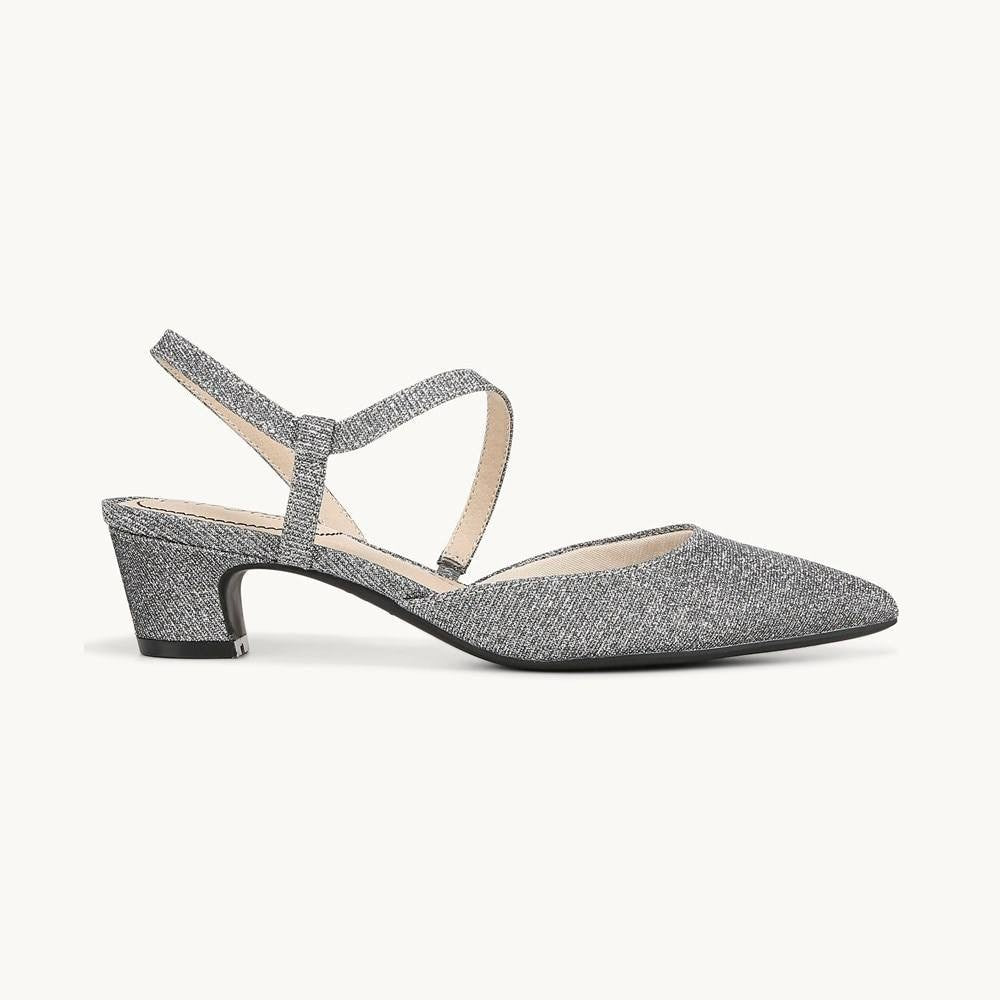 LifeStride Women’s Pumps 8.5M Pewter Fabric – New in Box – MSRP $79.99