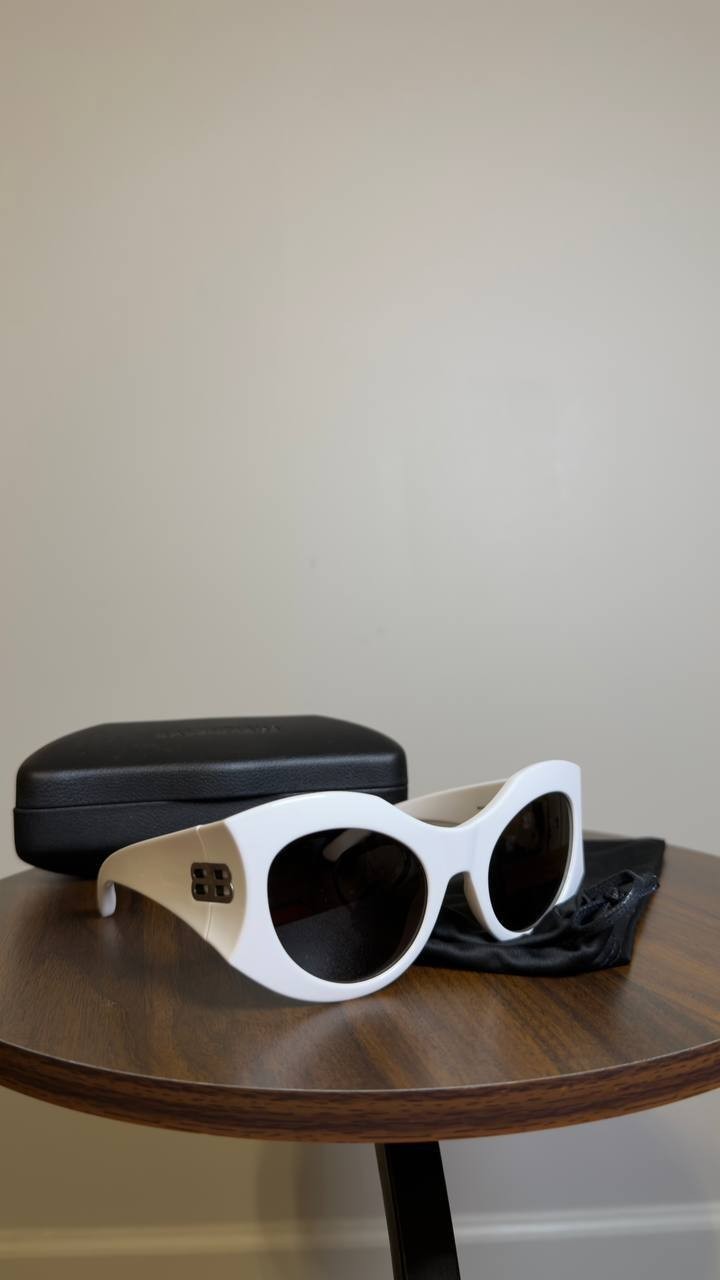 Balenciaga Sunglasses White/Grey OS NWOT $640.00