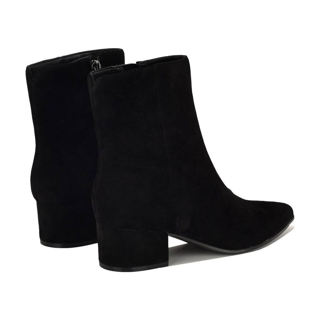 Nine West Black Suede Ankle Booties 11M New in Box MSRP $149
