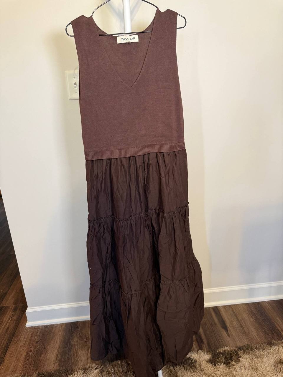 Taylor Sleeveless Tiered Maxi Dress – Size XL – NWT – $128