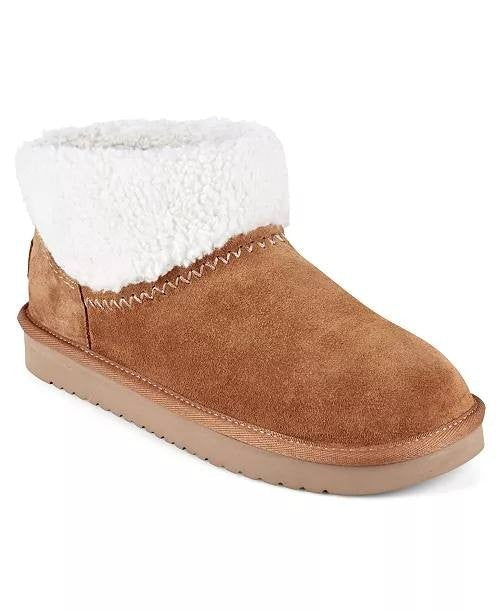 Earth  Cozy  Booties  Medium  Brown  10M  New  $90