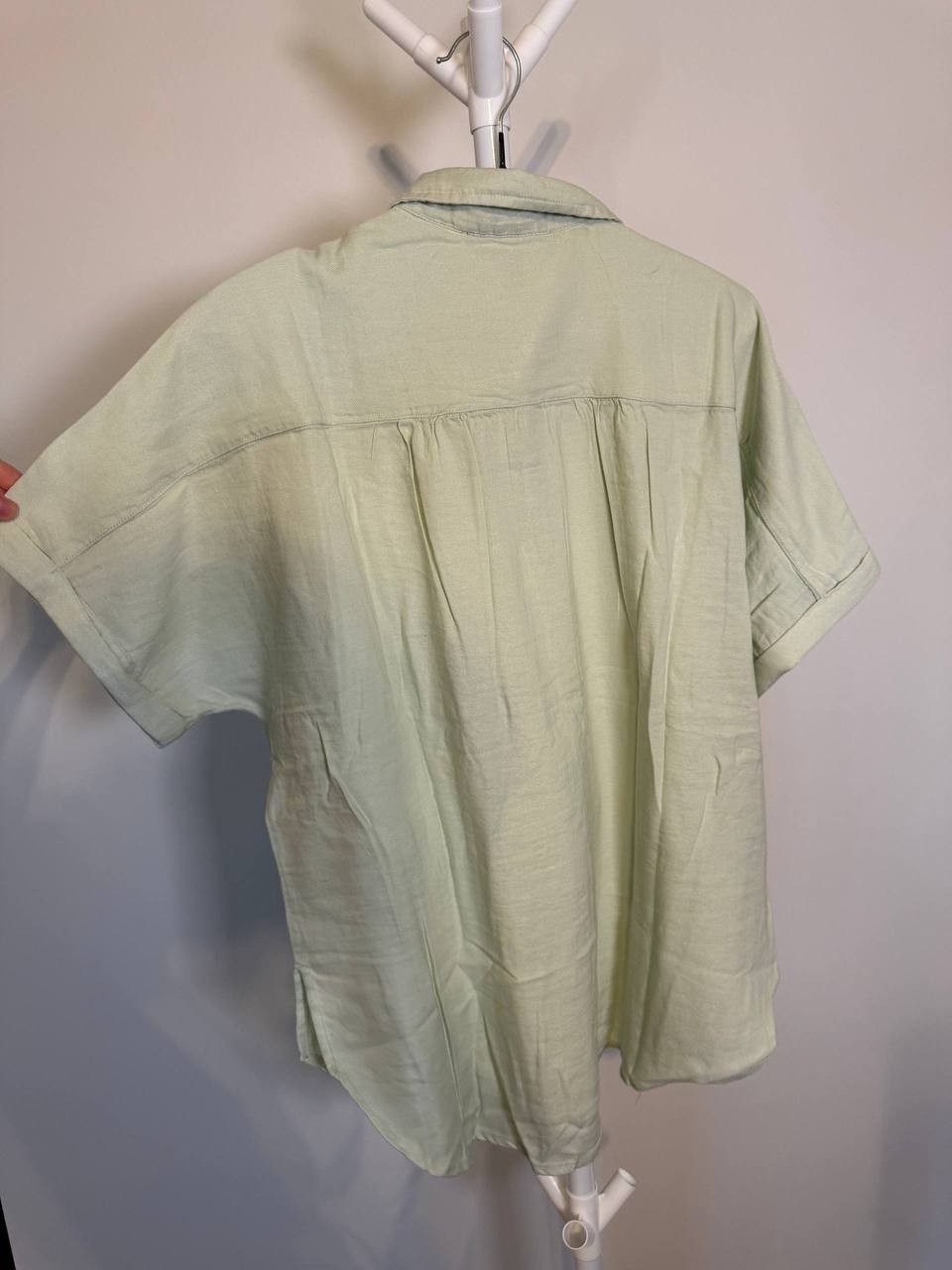 Gloria Vanderbilt Petite Daisy Short‑Sleeve Shirt – Size 2XL – NWT – $44