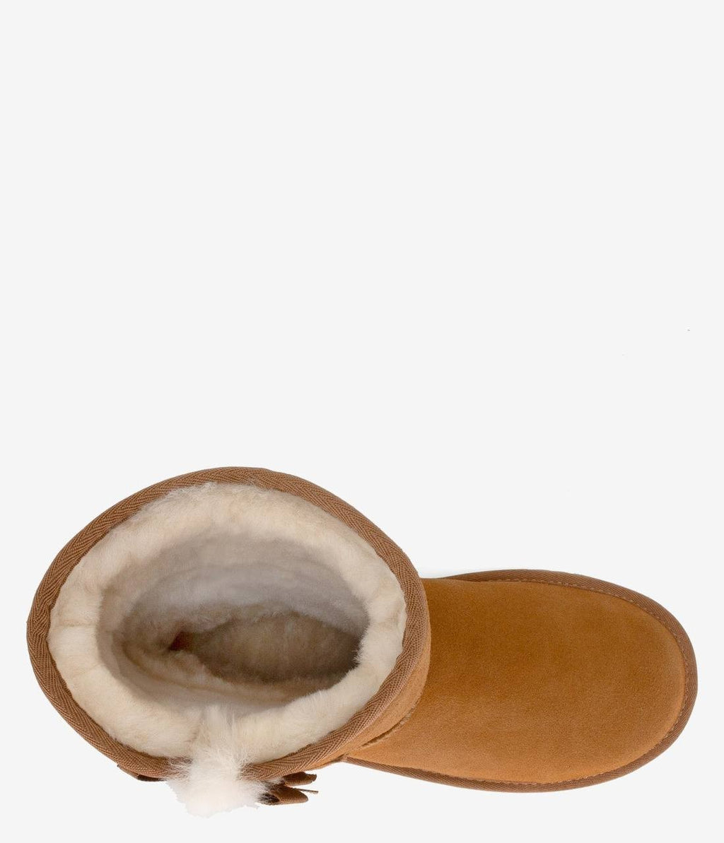 Koolaburra by UGG Boots Size10 Chestnut Suede Pull‑On Warm  Winter NWOB msrp$110