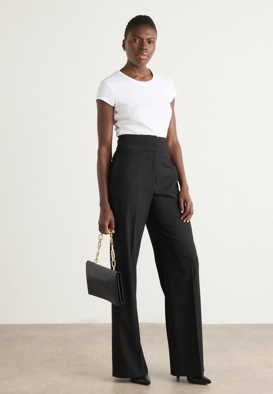 BOSS women’s ESIMA Print T‑Shirt White L $68 NWT