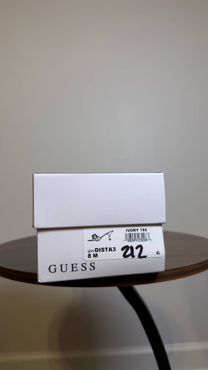 Guess  Dress Sandals  Ivory  8M  New  $99