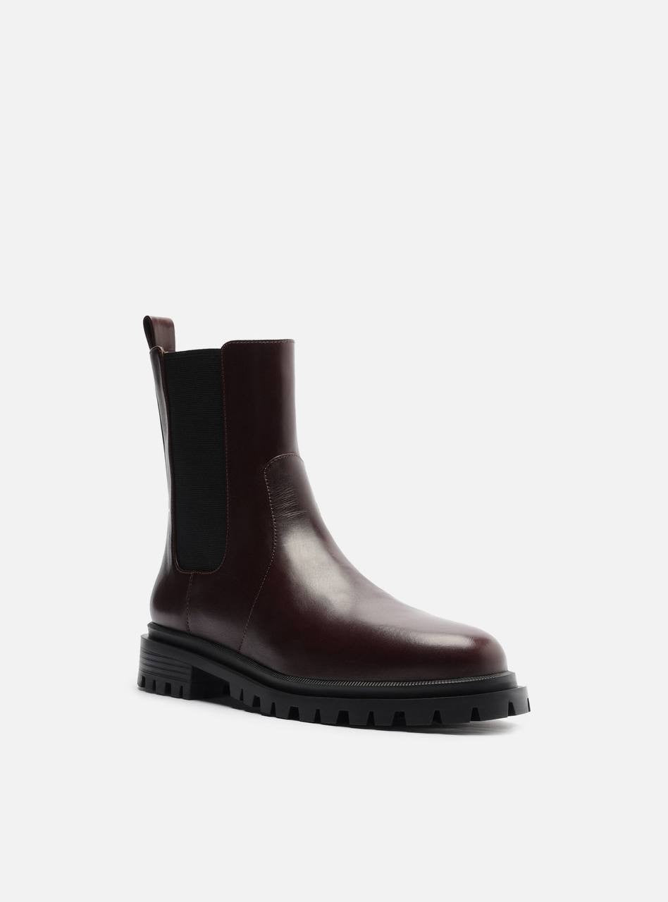 Arezzo Brown Leather Boots 5.5B NIB MSRP $139