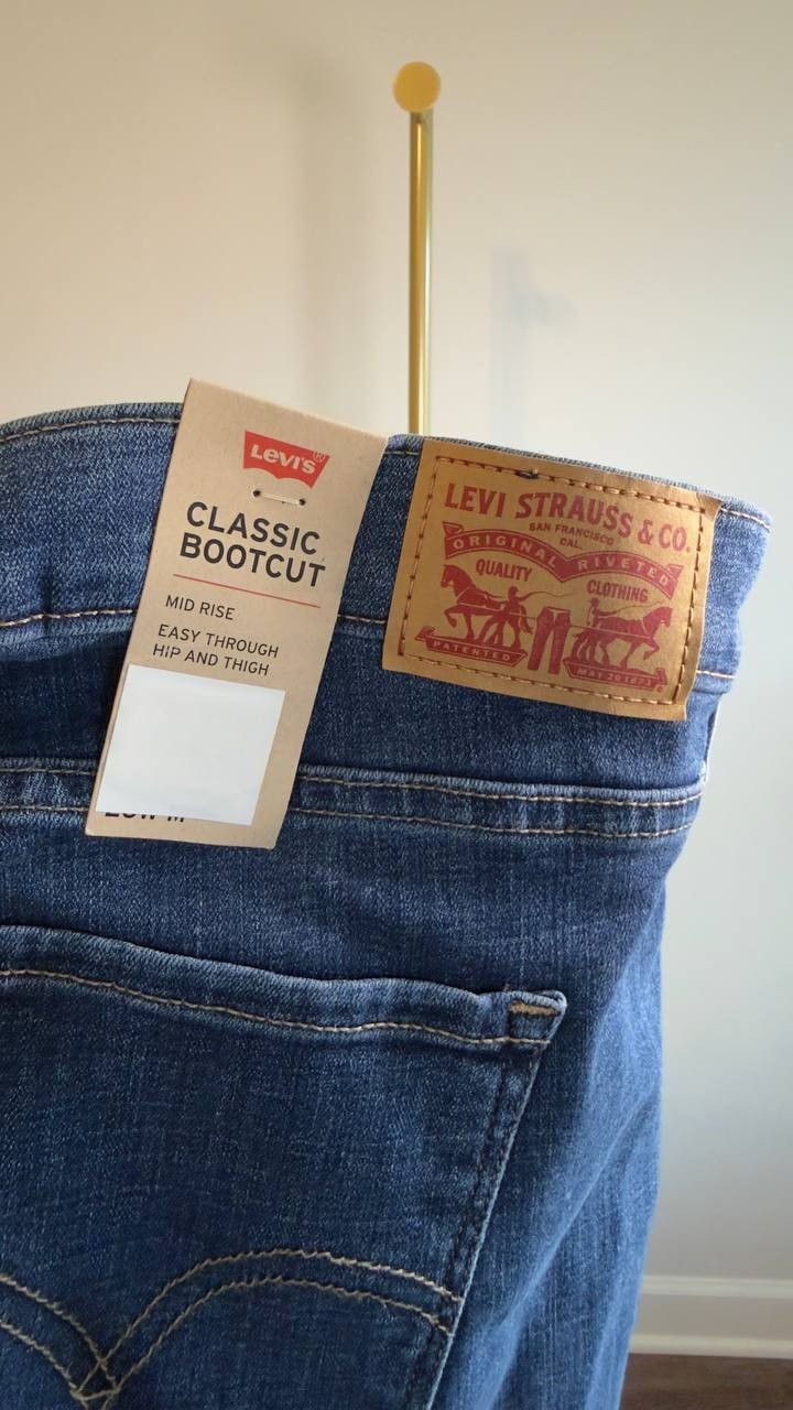 Levi’s Classic Bootcut Jeans Plus Size 26W Lapis Awe NWT $64.95