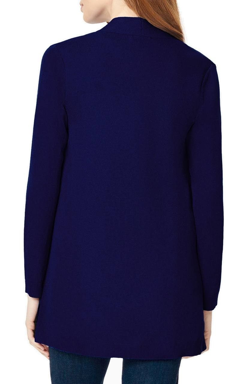 Jones New York Open‑Front Cardigan – Blue – Size L – NWT – $89.50