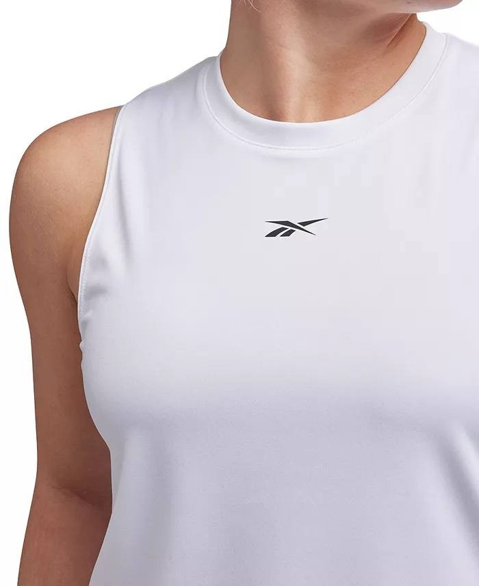Reebok Women’s Identity Performance Sleeveless Tank Top White NWT